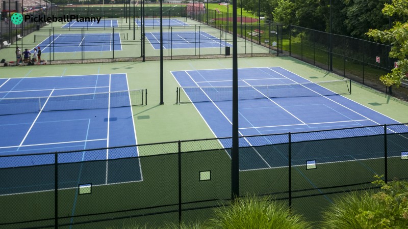 Note when building pickleball court